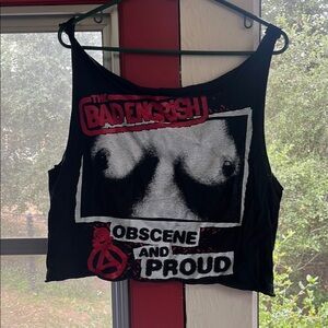 The bad engrish band shirt Crop Top